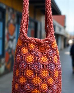 Bolsos tejidos artesanalmente con fibras recicladas para Gen Z